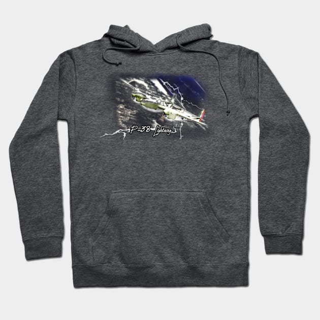 lightning strike Hoodie by WarDaddy